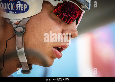 Utrecht, Pays-Bas. 4 juillet, 2015. Tour de France Étape contre-la-montre, Tony Martin, de l'équipe Quick Step Etixx : Jan de Wild/Alamy Live News Banque D'Images