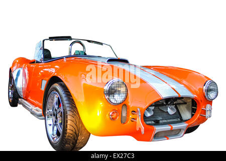 L'AC Cobra, vendu par la Ford Shelby AC Cobra 427 dans les États-Unis sur fond blanc. Banque D'Images