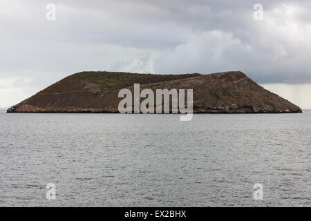 L'île de Daphné avec son cratère Banque D'Images