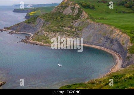 Chapmans piscine près de Worth Matravers sur la côte jurassique du Dorset Banque D'Images