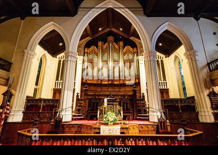 Centenaire United Methodist Church, 411 East Grace Street, Richmond, Virginia Banque D'Images