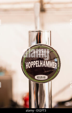 Hoppelhammer distribution Pompe à bière La bière de la brasserie d'eau vive à Belfast Banque D'Images