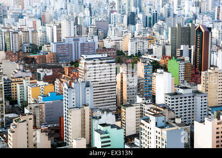 Sao Paulo, Brésil - vue de l'Edificio Italia Banque D'Images