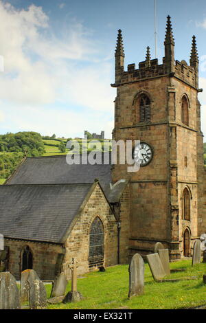 Église paroissiale Saint Giles à Matlock Derbyshire, Angleterre, Royaume-Uni Banque D'Images