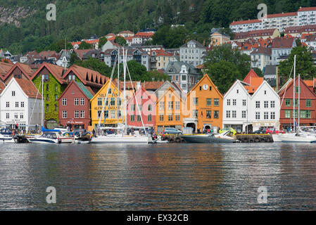 Port de Bergen, Norvège Banque D'Images