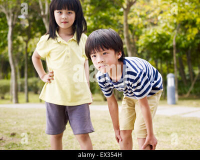 Les enfants asiatiques belle Banque D'Images