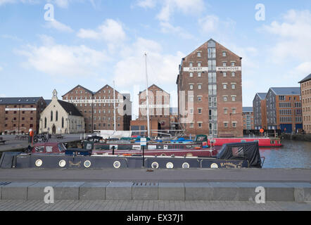 Victoria basin à Gloucester Docks Banque D'Images