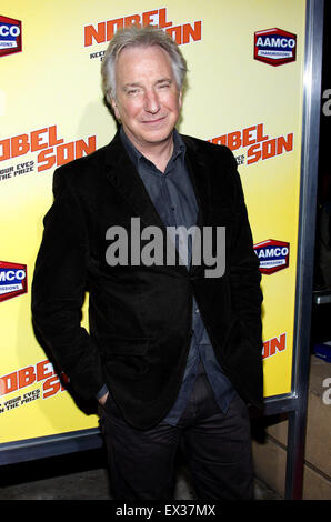 Alan Rickman au Los Angeles premiere de 'Le prix' qui s'est tenue à l'Egyptian Theatre d'Hollywood le 2 décembre 2008. Banque D'Images