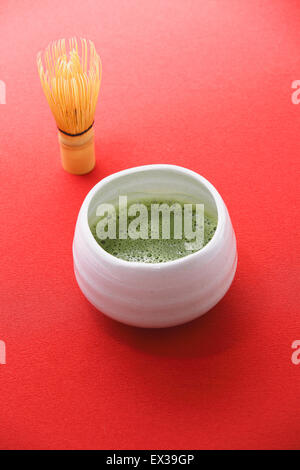 Thé vert Maccha Banque D'Images