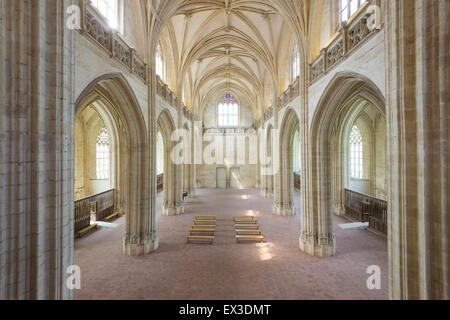 Monastère Royal de Brou, Monastère royal de Brou, construit par Marguerite d'Autriche, de style gothique, Renaissance, Bourg-en-Bresse Banque D'Images