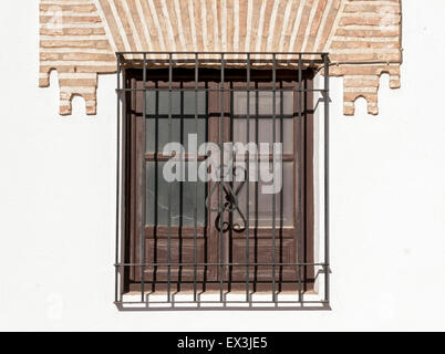 Détail architectural, chapelle de Virgen del Socorro, Plaza del Portichuelo, Antequera, Andalousie, Espagne Banque D'Images