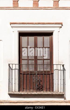 Détail architectural, chapelle de Virgen del Socorro, Plaza del Portichuelo, Antequera, Andalousie, Espagne Banque D'Images