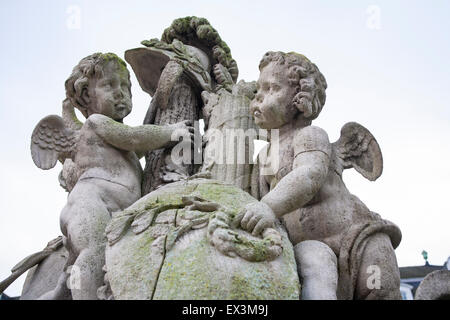 DEU, l'Allemagne, en Rhénanie du Nord-Westphalie, statue dans le parc du château de Nordkirchen le district de Coesfeld. DEU, Deutschland Banque D'Images