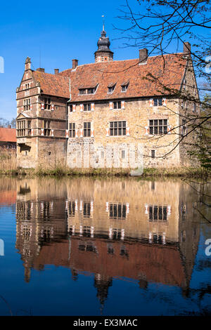 DEU, l'Allemagne, en Rhénanie du Nord-Westphalie, région de Münster, château Vischering à Luedinghausen. DEU, Deutschland, Nordrhe Banque D'Images