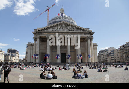 Le Panthéon au Quartier Latin à Paris.France Banque D'Images