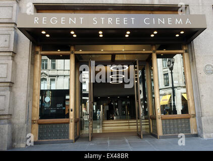 Regent Street, Londres Cinéma : cinéma récemment rénové a été le premier au Royaume-Uni à montrer un film en 1896 Banque D'Images