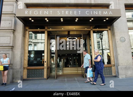 Regent Street, Londres Cinéma : cinéma récemment rénové a été le premier au Royaume-Uni à montrer un film en 1896 Banque D'Images