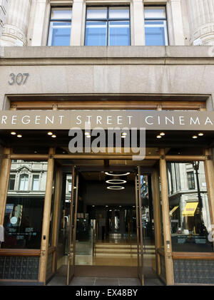 Regent Street, Londres Cinéma : cinéma récemment rénové a été le premier au Royaume-Uni à montrer un film en 1896 Banque D'Images