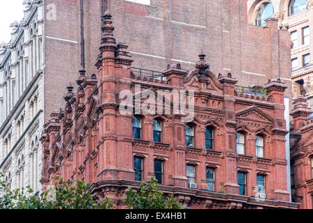 Certains des très célèbres merveilles architecturales de l'île de Manhattan, New York Banque D'Images