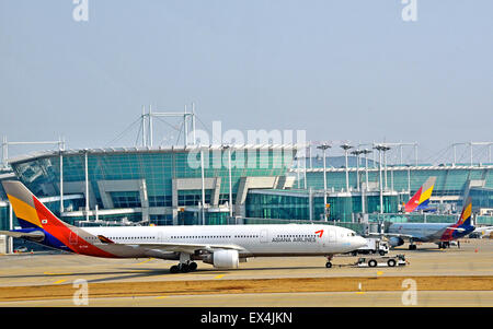 L'aéroport international d'Incheon Séoul Corée du Sud Banque D'Images