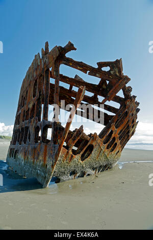 Naufrage du navire Peter Iredale, Fort Stevens State Park, près de Astoria, Oregon USA Banque D'Images