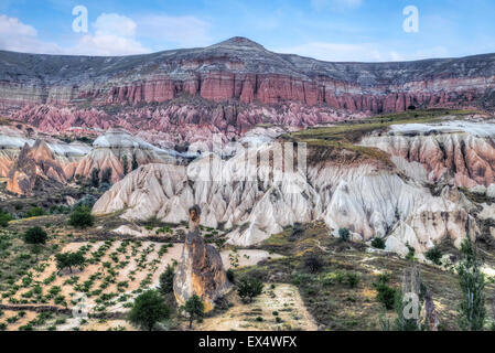 Rose Valley, Cappadoce, Goereme, Anatolie, Turquie Banque D'Images