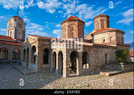 Monastère de Saint-naum, près du lac Ohrid, Macédoine Banque D'Images