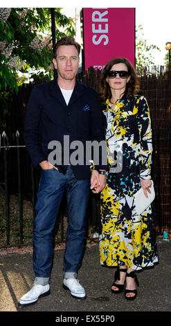 Ewan McGregor & Eve Mavrakis assister à la Summer Party galeries Serpentine à Londres le 2 juillet Banque D'Images