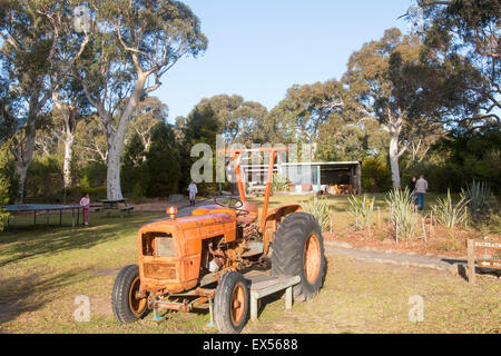 Séjour à la ferme vacances à Banksia park cottages à Kangaroo Valley, New South Wales, Australie Banque D'Images