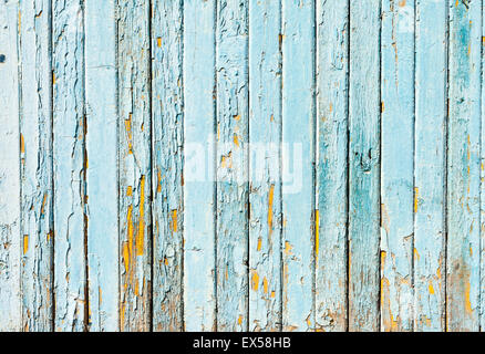 Vintage fond bleu, mur en bois concept Banque D'Images