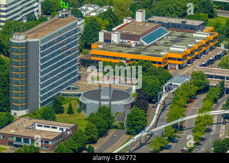 Campus de l'Université de Dortmund avec elle, Faculté de mathématiques et de Mensa, Dortmund, Ruhr, Rhénanie du Nord-Westphalie Banque D'Images