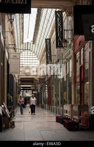 Passage Verdeau, Paris, France Banque D'Images