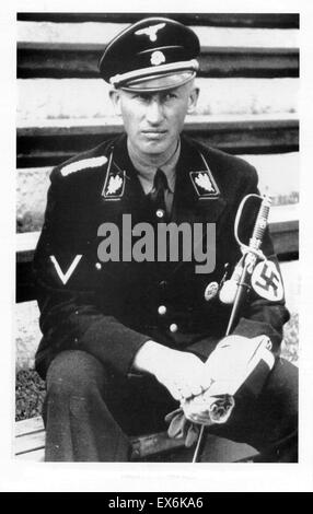 Reinhardt Heydrich (1904 - 4 juin 1942) allemand officiel nazi pendant la Seconde Guerre mondiale, et l'un des principaux architectes de l'Holocauste Banque D'Images