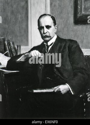 Photographie de Sir William Osler (1849-1919) un médecin canadien et l'un des quatre professeurs fondateurs de l'hôpital Johns Hopkins. Datée 1918 Banque D'Images