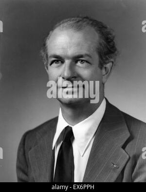 Linus Pauling (1901-1994), chimiste américain. a remporté le 1954 et 1962 du Prix Nobel de chimie 1955 Banque D'Images