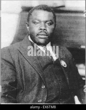 Marcus Mosiah Garvey, Jr., l'ONH (17 août 1887 - 10 juin 1940), était un leader politique jamaïcaine Banque D'Images