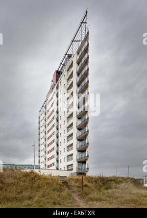 Bâtiment Aurora, Swansea, Pays de Galles Point Banque D'Images