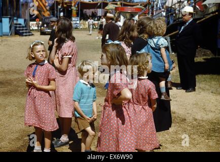 Au Vermont State Fair', Rutland, septembre 1941 par le photographe Jack Delano (1914-1997). La couleur. Banque D'Images