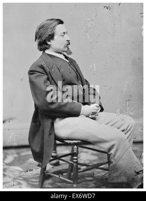 Impression photographique de Thomas Nast (1840-1902) caricaturiste américain d'origine allemande et caricaturiste. Datée 1880 Banque D'Images