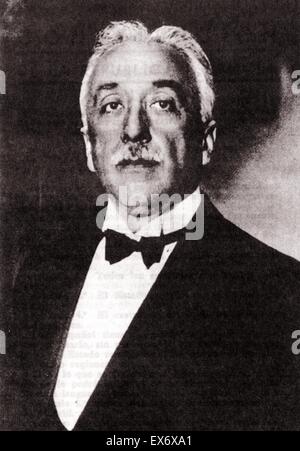 Niceto Alcalá-Zamora y Torres (1877 - 1949) homme politique espagnol de premier premier ministre de la Deuxième République Espagnole. Par la suite président 1931-1936 Banque D'Images