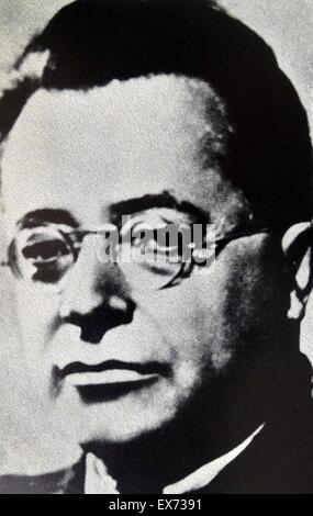 Palmiro Togliatti (1893-1964) un homme politique italien et leader du parti communiste italien à partir de 1927 jusqu'à sa mort. Il était surnommé par ses partisans Il Migliore (Le Meilleur) Banque D'Images