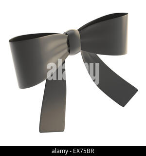 Decorational isolés ribbon bow Banque D'Images