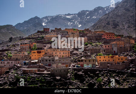 Les montagnes de l'Atlas, Maroc Banque D'Images