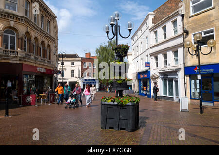 Fore Street, Trowbridge, Wiltshire, Royaume-Uni. Banque D'Images