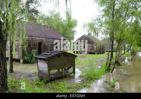 Quartier Plantation Whitney Wallace, en Louisiane Banque D'Images