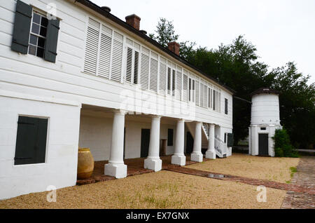 Quartier Plantation Whitney Wallace, en Louisiane Banque D'Images