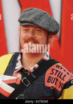 Londres, Royaume-Uni. 8 juillet, 2015. Leigh Francis assiste à la première européenne de '' Ant-Man'' à Odéon Leciester Square. Credit : Ferdaus Shamim/ZUMA/Alamy Fil Live News Banque D'Images