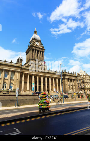 Town Hall, Leeds, Yorkshire, Angleterre Banque D'Images