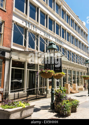 Quartier historique de South Street Seaport, NYC Banque D'Images