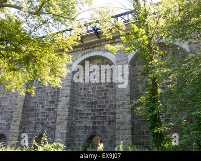 Viaduc Train Tressle Canton, Canton, MA, USA Banque D'Images